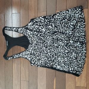 Sequin racerback tank